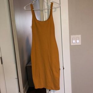 Mustard dress
